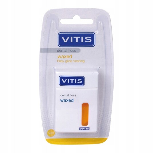 Vitis Floss Easy-Glide Cleaning Tanntråd vokset 50 mtr. Vitis Floss Easy-Glide Cleaning Tanntråd vokset 50 mtr.