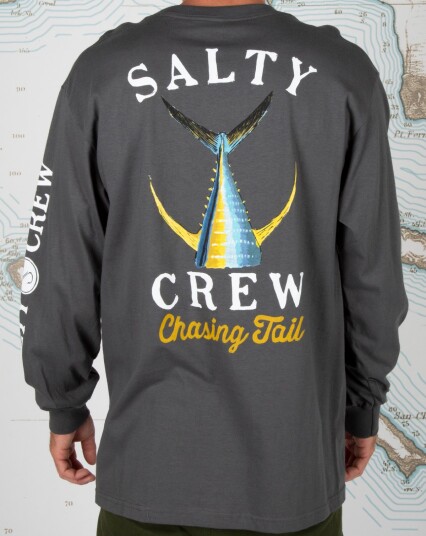 Salty Crew Tailed L/S Grå