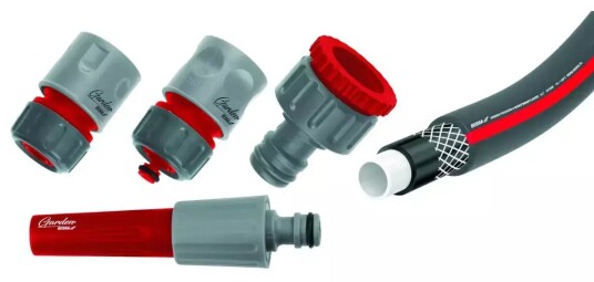 Dedra Premium Hageslangesett 20 m 1/2" 5 deler Dedra Premium Hageslangesett 20 m 1/2" 5 deler