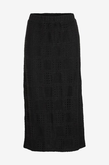 Vila - Skjørt viNovira HW Midi Skirt - Svart