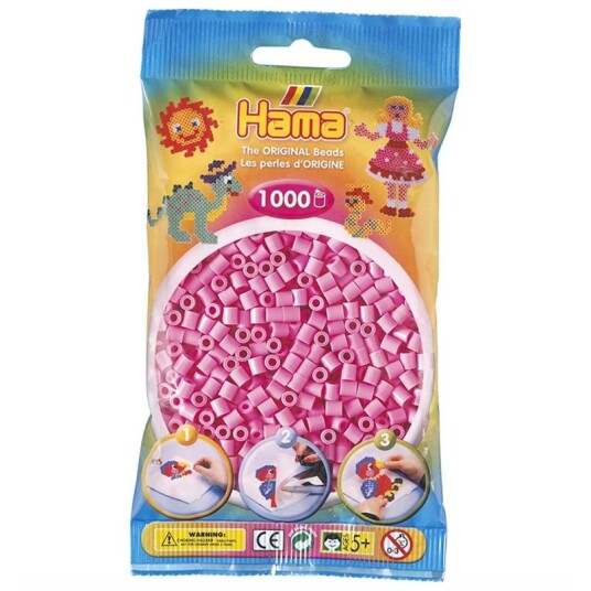 Hama Ironing beads-Rose (048) 1000pcs. Hama Ironing beads-Rose (048) 1000pcs.