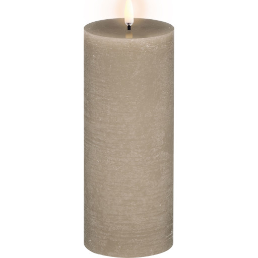 UYUNI Lighting Led Pillar Candle - Beige - H20CM