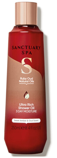 Sanctuary Spa Ruby Oud Natural Oils Ultra Rich Shower Oil 250ml