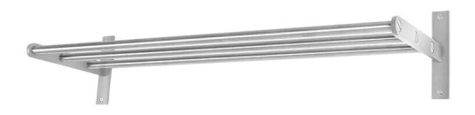 Scherlin Hallhylla 12 garderobehylle st?l, aluminium