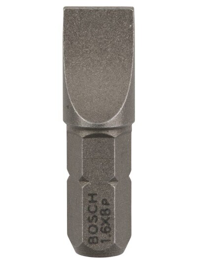 Bosch Skrutrekkerbits, ekstra hard S 1,6x8,0, 25 mm
