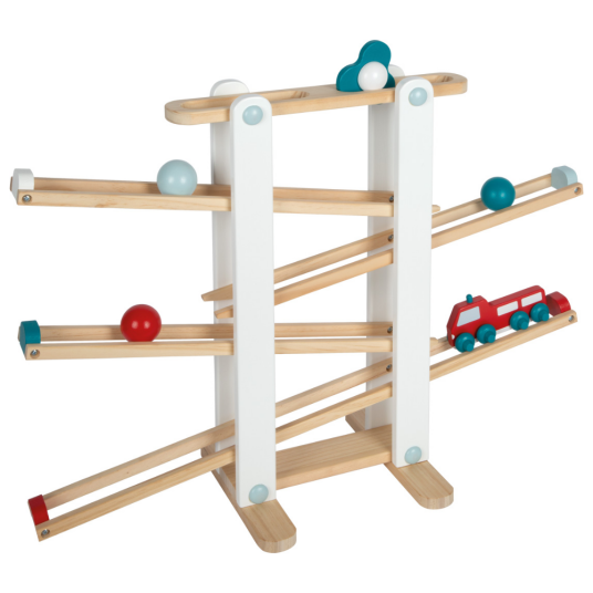 Small Foot Ballbane med baller bil spinner I-SF12549