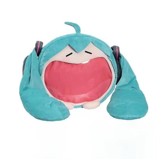 Fmysj Kawaii Anime Hatsune Miku Cosplay Plysj Ryggsekk Ita Bag Dame Bag Skole Student Menn Fløyel Skulder Bag Jente Gave FMY blue Fmysj Kawaii Anime Hatsune Miku Cosplay Plysj Ryggsekk Ita Bag Dame Bag Skole Student Menn Fløyel Skulder Bag Jente Gave FMY blue