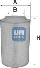 UFI 27.627.00 Luftfilter