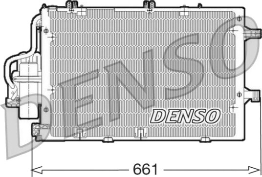 Kondensator, klimaanlegg DENSO DCN20015 Kondensator, klimaanlegg DENSO DCN20015