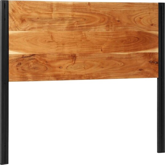 sengegavl 120 cm heltre akasie og jern