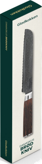 Gladkokken Damascus brødkniv 30 cm