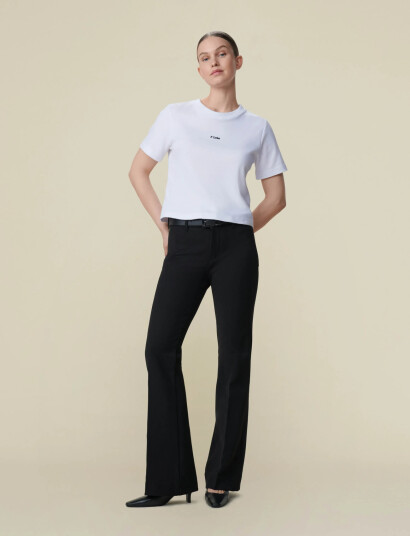 Lois Jeans Cherry Tee - White - S