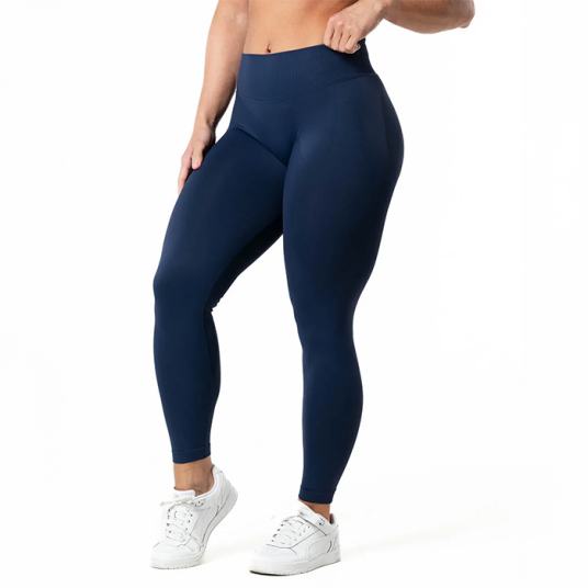 Relode Aura Seamless Scrunch Tights Mørkeblå Mörkblå Medium