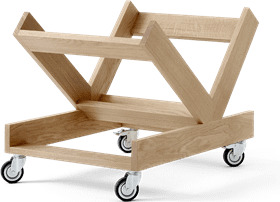 Allwood AV35 Vogn Til Stoler Eik