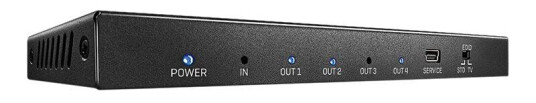 Lindy 4 Port HDMI 2.0 Splitter 4K Ultra HD - Video og Lyd Tilkobling