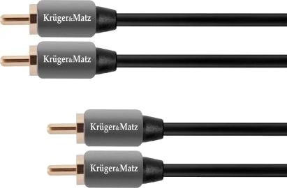 Kruger & Matz 2Rca-2Rca-Kabel 1,8 M