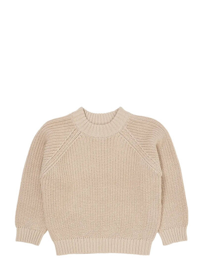 Copenhagen Colors Knitted Classic Rib Blouse - Beige - 122