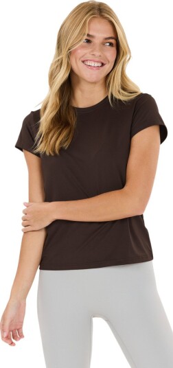 Athlecia Almi V2 W S/S Tee Brown 44