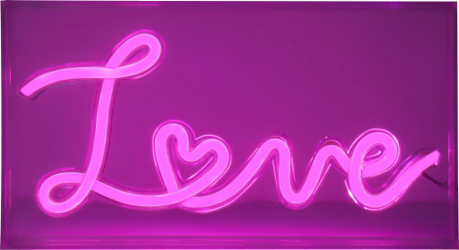 Veli Line Love neonskilt