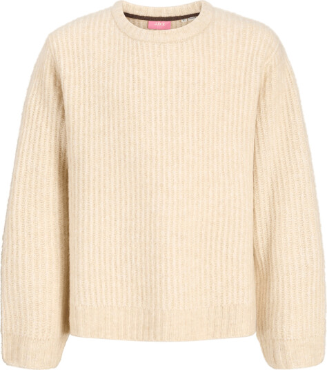 JJXX Kids Jxsigga Diverse Crew Neck Knit Sn Grl   Cream   140