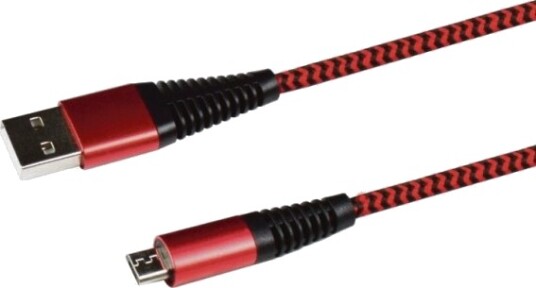2Go 795945, 1 M, Usb B, Micro-Usb B, Rød