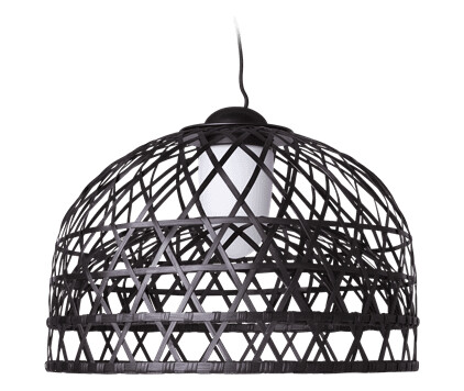 Moooi Emperor Taklampe Stor Sort Moooi Emperor Taklampe Stor Sort