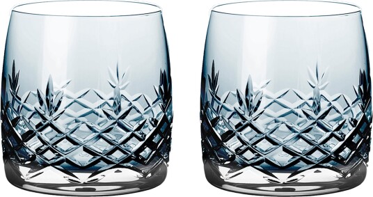 Frederik Bagger Crispy Aqua Drikkeglass 2 stk, Sapphire