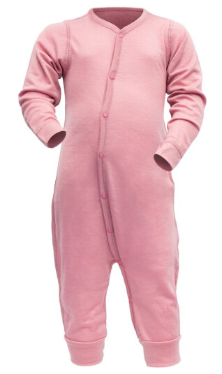 Devold Breeze Merino Sleepsuit Baby Foxglove 74 cm