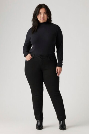 Levi's Plus Jeans 311 PL Shaping Skinny D Soft B Svart