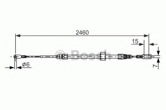 Bosch Tautrekk parkeringsbrems BOSCH 1 987 477 855