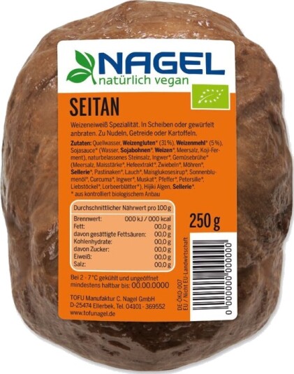 Nagel tofu seitan 250 g Nagel tofu seitan 250 g