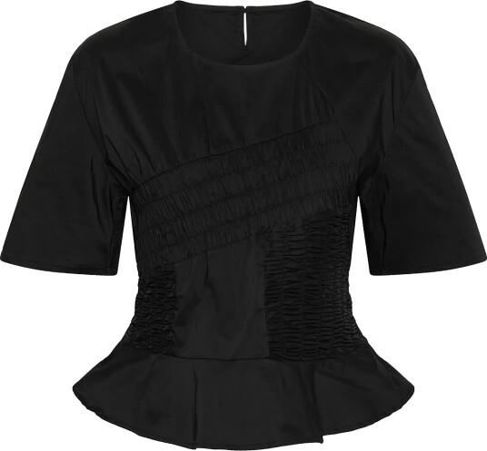 Culture Cuajda Antoinett Ss Blouse Black L