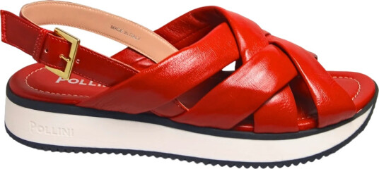 Pollini Dame Sko Rød 35 EU,