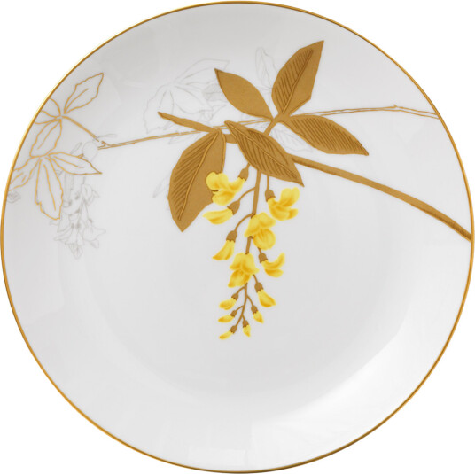 Royal Copenhagen Flora asjett 22 cm laburnum Royal Copenhagen Flora asjett 22 cm laburnum