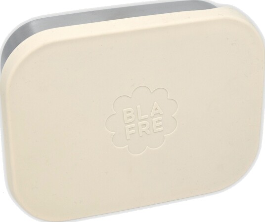 Blafre Matboks stål 3 rom 17x13x5 cm beige