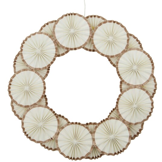 House Doctor Rosette Wreath Ø34 cm Off white