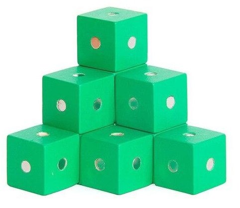 Magnetiske byggeklosser, Grønn