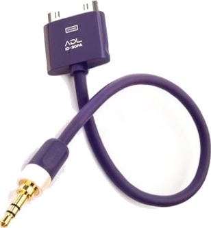 Furutech Adl Apple 30 Pin – Jack 3,5 Mm Kabel 0,1 M Lilla