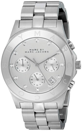 Marc by Marc Jacobs Dameklokke MBM3100 Blade Sølvfarget/Stål Ø40 mm Marc by Marc Jacobs Dameklokke MBM3100 Blade Sølvfarget/Stål Ø40 mm