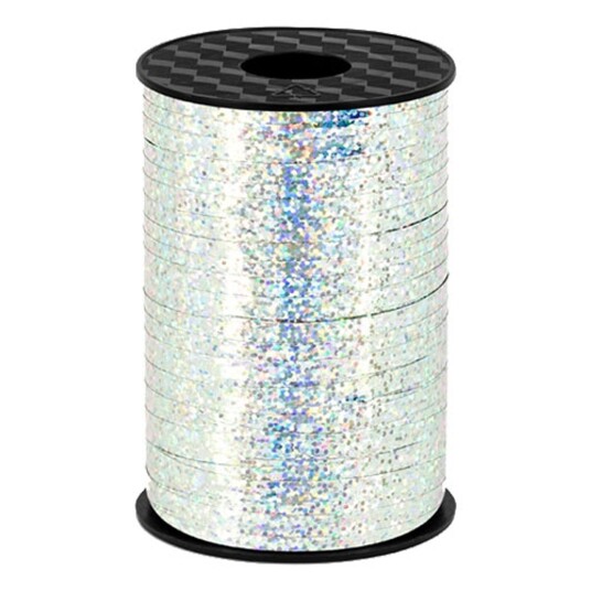 PartyDeco Gavesnøre Holografisk Sølv PartyDeco Gavesnøre Holografisk Sølv