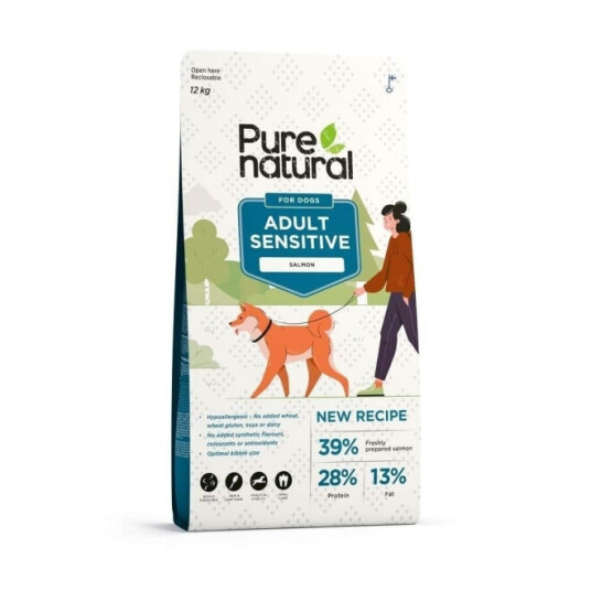 Purenatural Dog Adult Sensitive Salmon (12 kg) Purenatural Dog Adult Sensitive Salmon (12 kg)