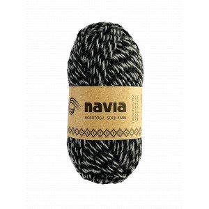 Navia Sokkegarn 515 Sortmelert