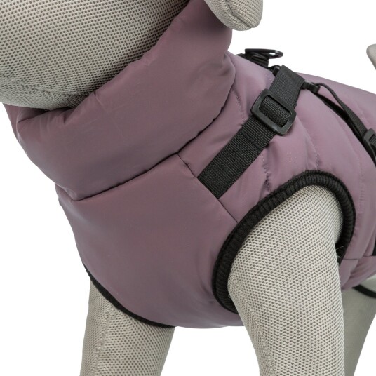 Trixie Uppvarmende Vinterdekken med Sele Medium 45 cm Lilla