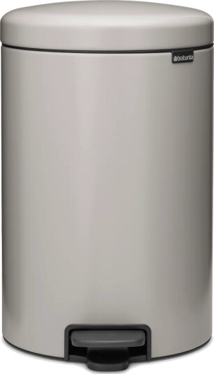 Brabantia New Icon pedalbøtte 20 liter Soft grey Brabantia New Icon pedalbøtte 20 liter Soft grey