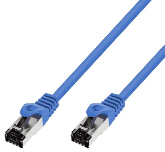 Extralink Cat.8.1 S/Ftp 15M 40G Blå | Lan-Patchkabel | Kobber Tvunnet Nettverkskabel