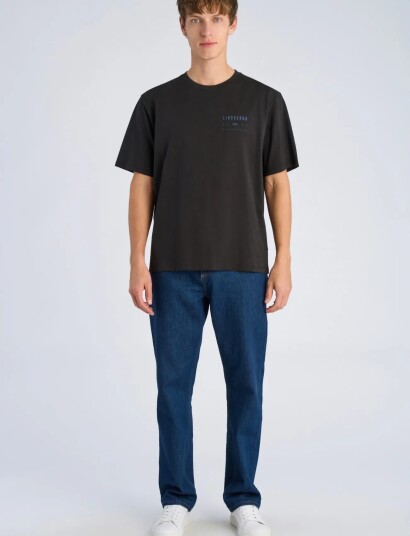 Lindbergh Oversized Print Tee S/S Black XL Lindbergh Oversized Print Tee S/S Black XL
