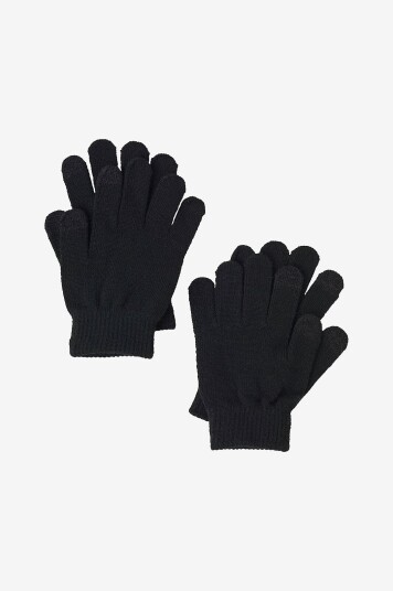 Ellos Collection Hansker Magic Glove Touch 2 pakning Svart Ellos Collection Hansker Magic Glove Touch 2 pakning Svart