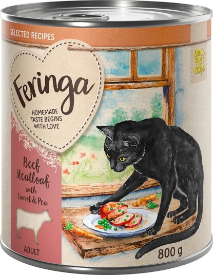 Feringa Våtfôr Selected Recipes Kjøttpudding Med Gulrot Og Erter 24 X 800 G
