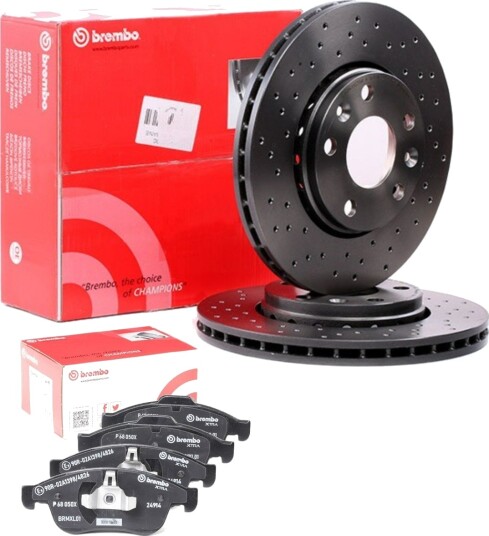 BREMBO BRB3405N0443 Bremseskiver og -klosser BREMBO BRB3405N0443 Bremseskiver og -klosser