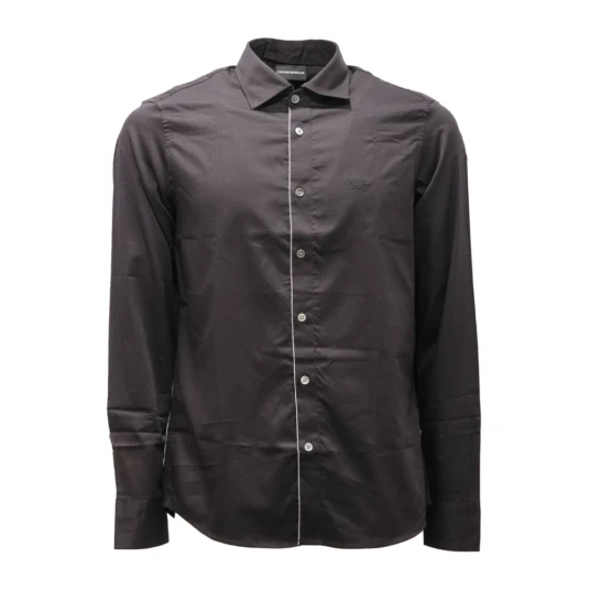 Armani Herre Skjorter Svart S, Armani Herre Skjorter Svart S,